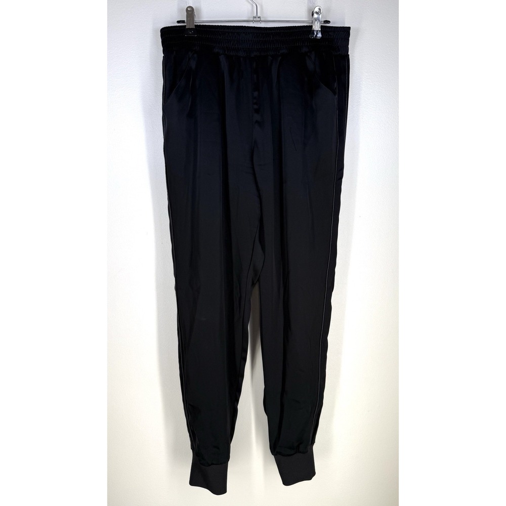 David Lerner New York Womens Small Jogger Jazmine Slim Black Pant Pockets Career